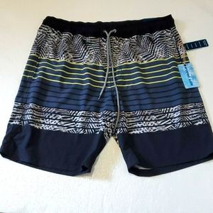 Hot Coals 8" Pull on Swim Trunk